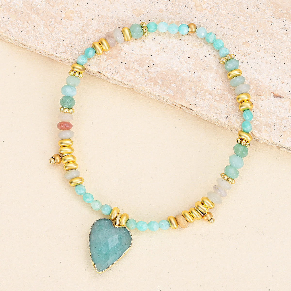 Pulsera de Loto Ágata Medianoche