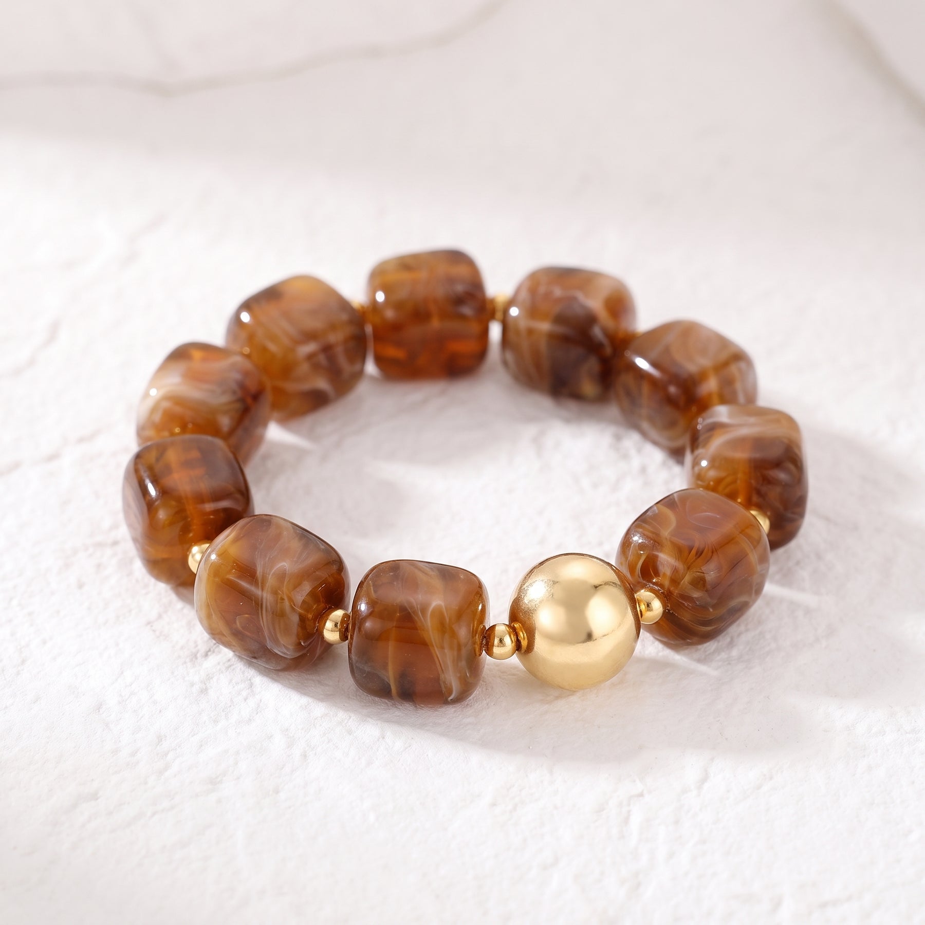 Pulsera gruesa Golden Terra