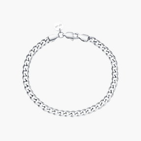 Pulsera Cubana (Plata) 5mm