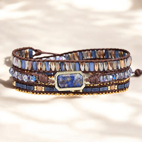 Pulsera Envoltura Realeza Medianoche
