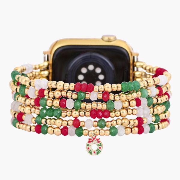 Correa elástica Apple Watch Golden Holly Cheer