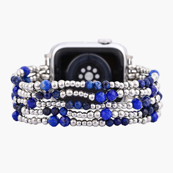 Correa Azure Serenity Silver Stretch Apple Watch