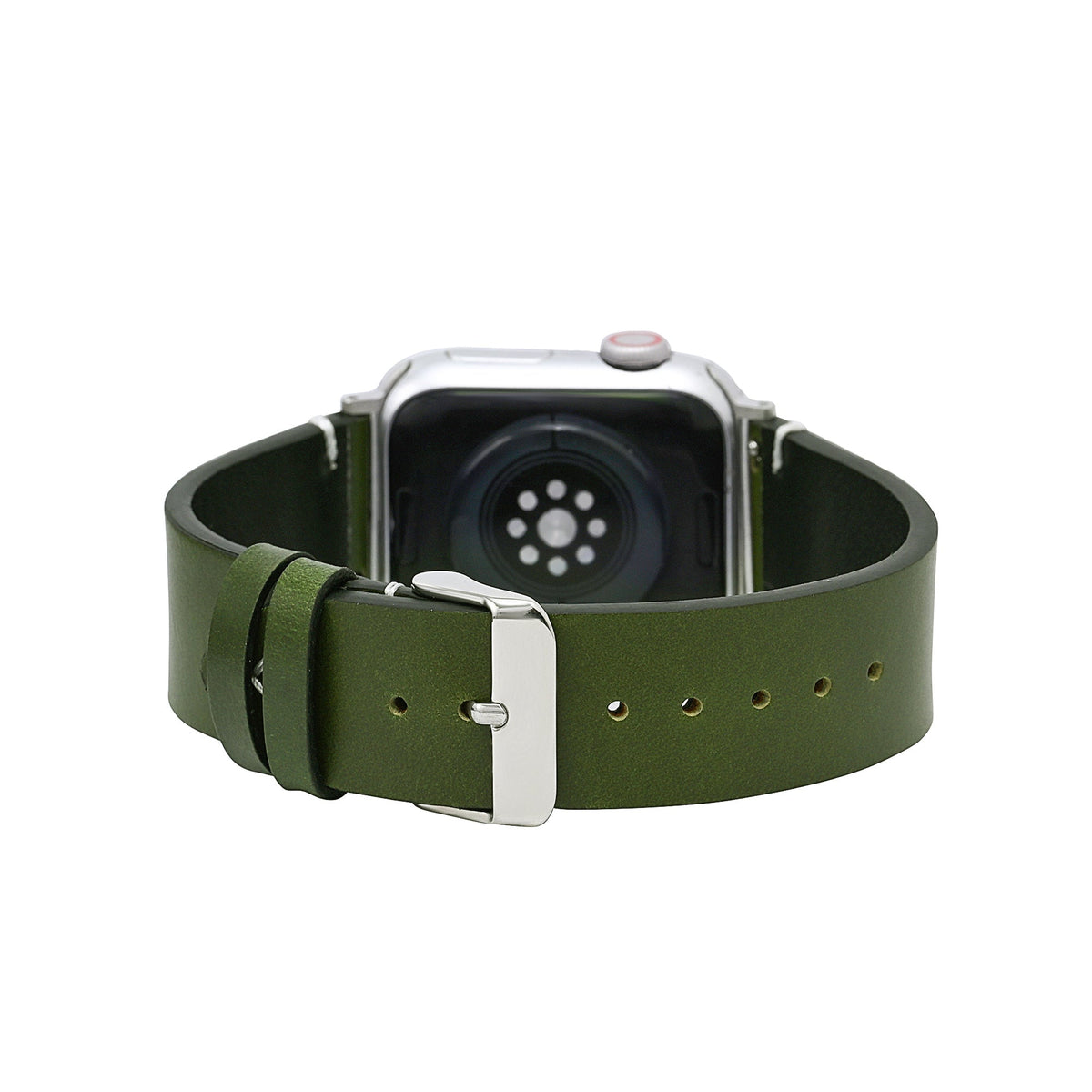 Correa de cuero azul para Apple Watch para hombre