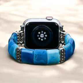 Correa elástica de ágata Serene Abyss para Apple Watch
