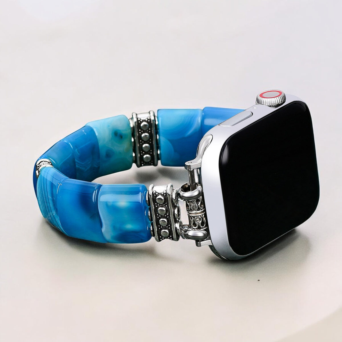 Correa de Apple Watch de Ágata de Abismo Sereno