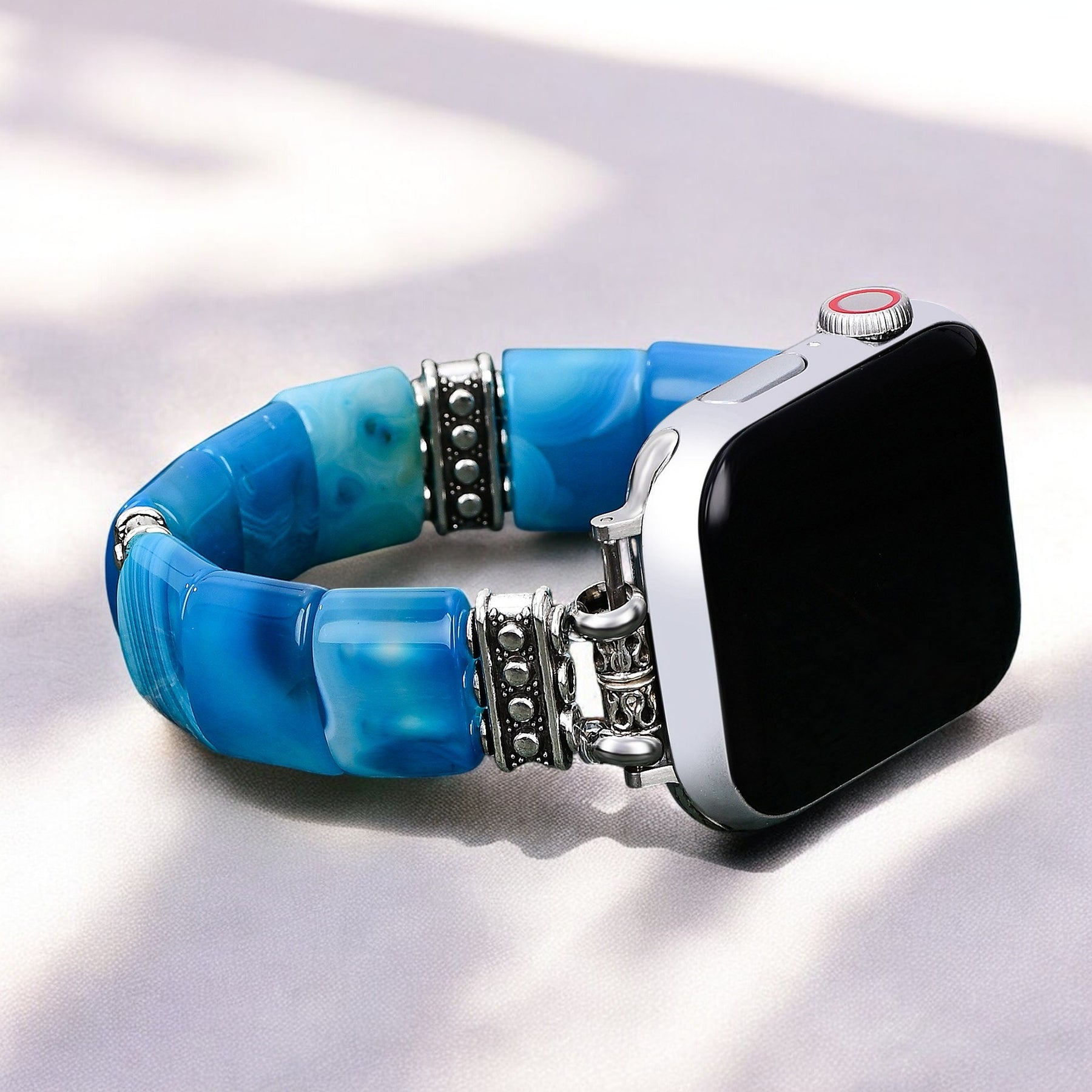 Correa elástica de ágata Serene Abyss para Apple Watch