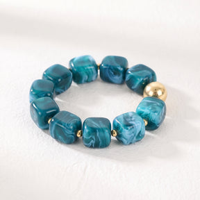 Pulsera gruesa Laguna Esmeralda