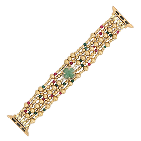 Correa elástica dorada Merry Clover Apple Watch