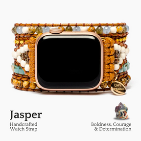 Correa para Apple Watch de jaspe azul tierra