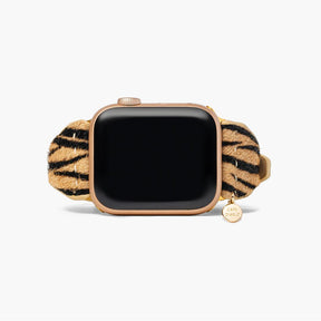 Correa elegante para Apple Watch de cuero a rayas