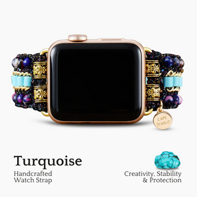 Correa gótica turquesa para Apple Watch