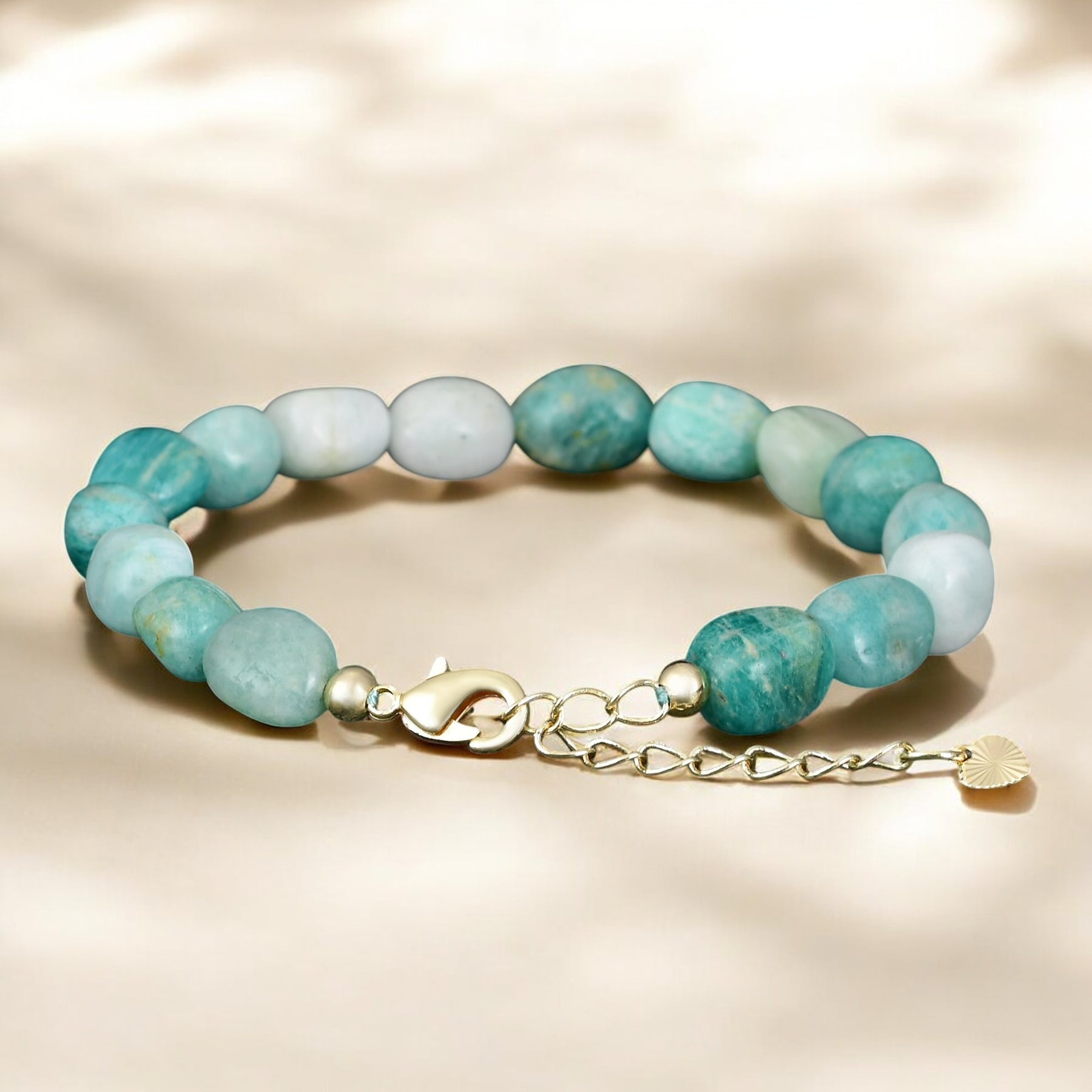 Pulsera de Amazonita Marítima