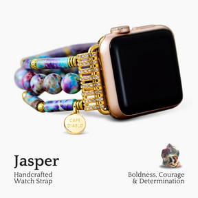 Correa elástica para Apple Watch de jaspe bígaro