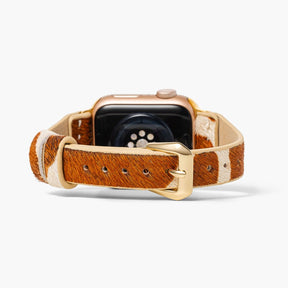 Correa de cuero elegante Apple Watch Savannah