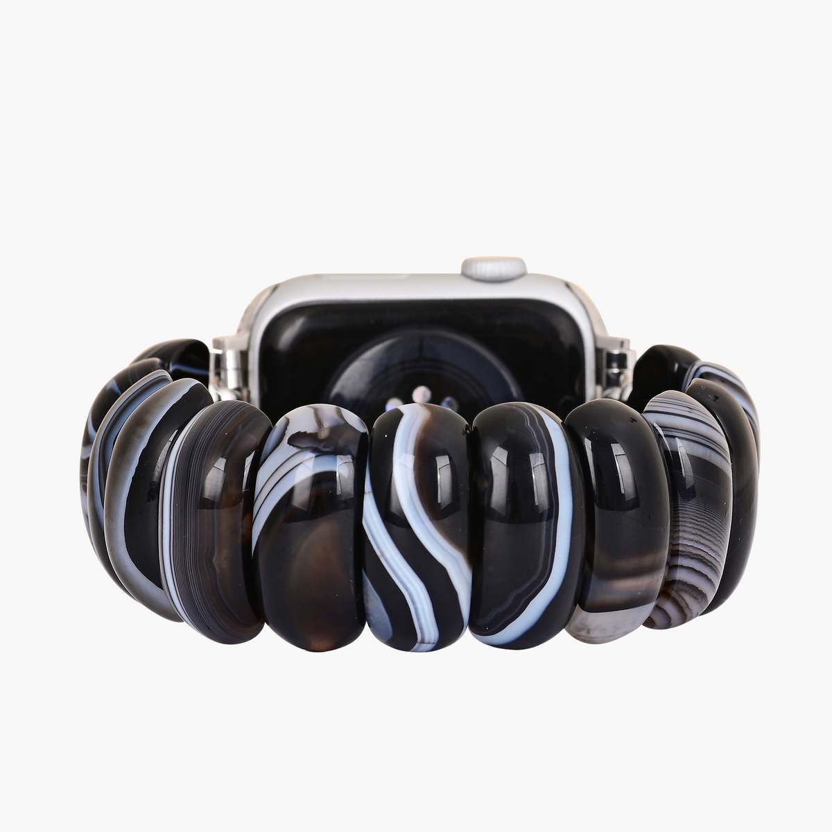 Correa de Ágata Mármol Negro para Apple Watch