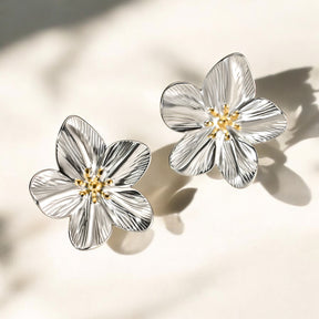 Pendientes de Stud Radiancia de Flor