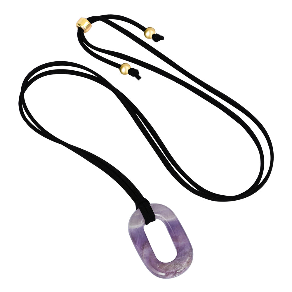 Collar Serenidad Amatista de Ante