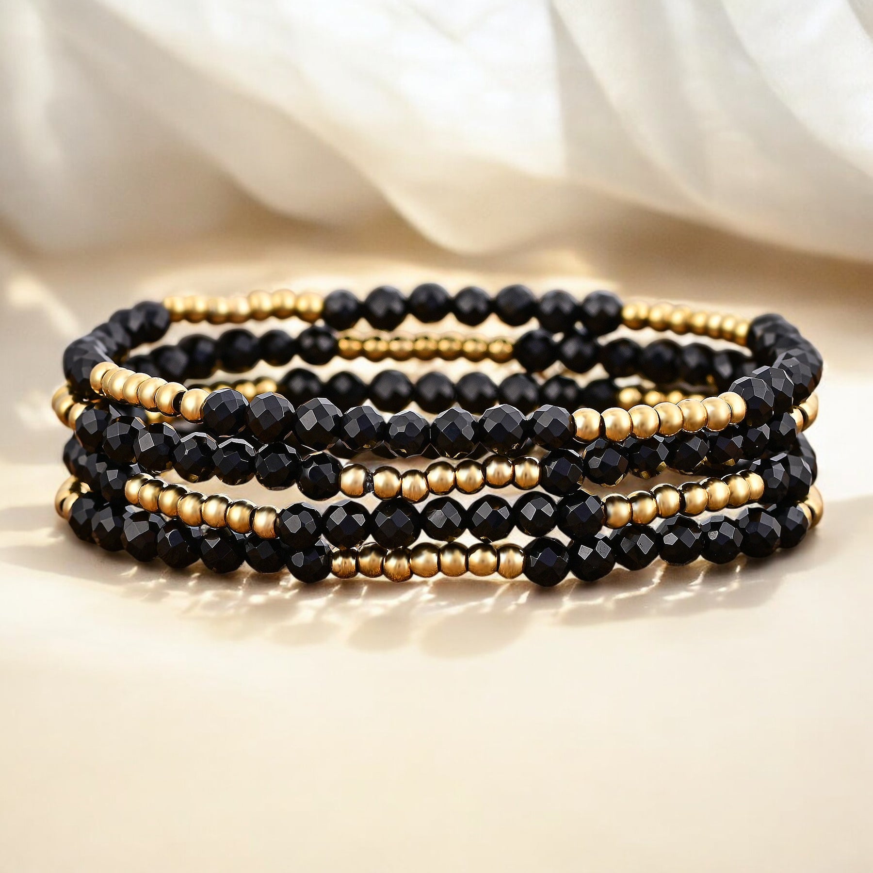 Conjunto de Pulseras de Enlace de Lujo