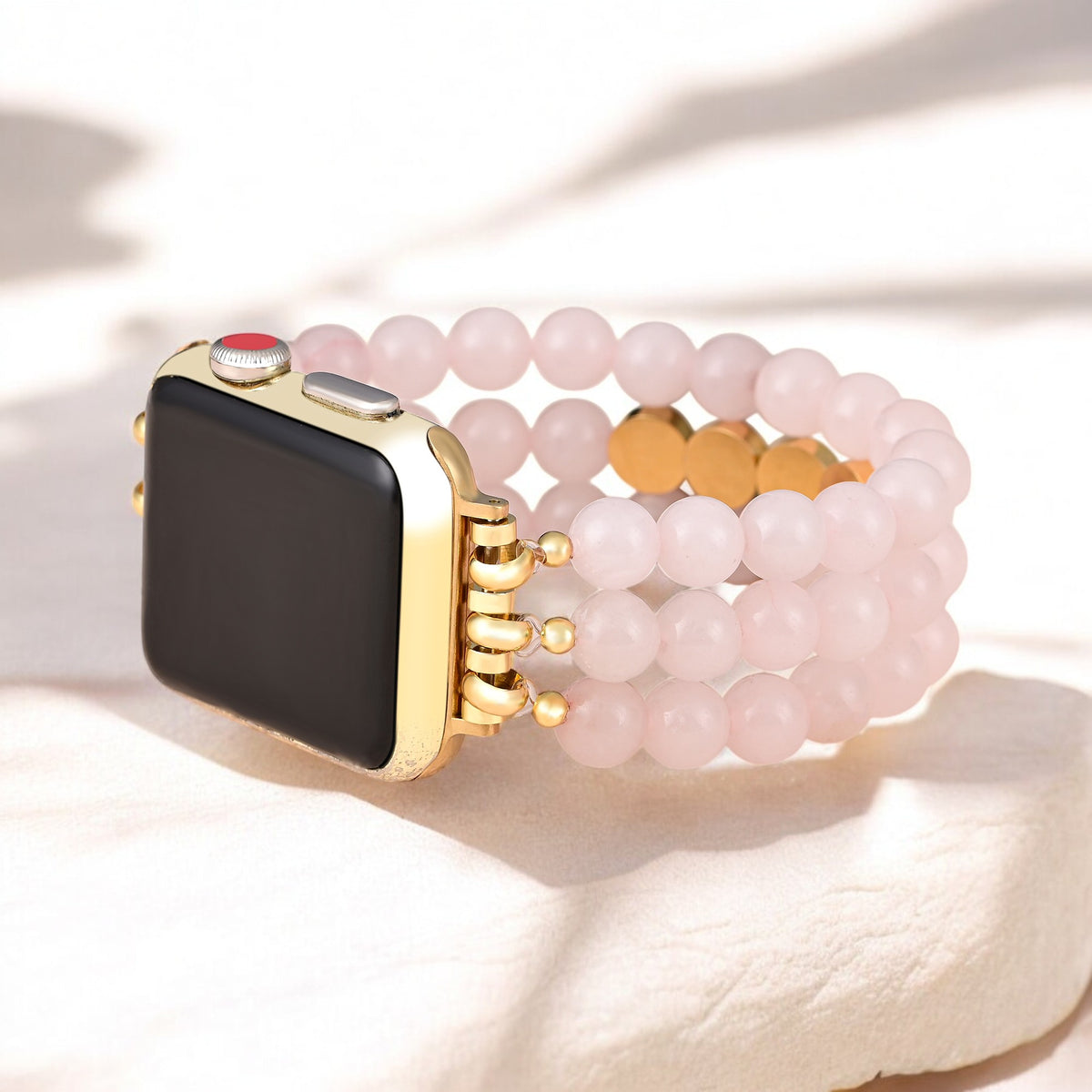 Correa Apple Watch Inspiración de Amor de Cuarzo Rosa