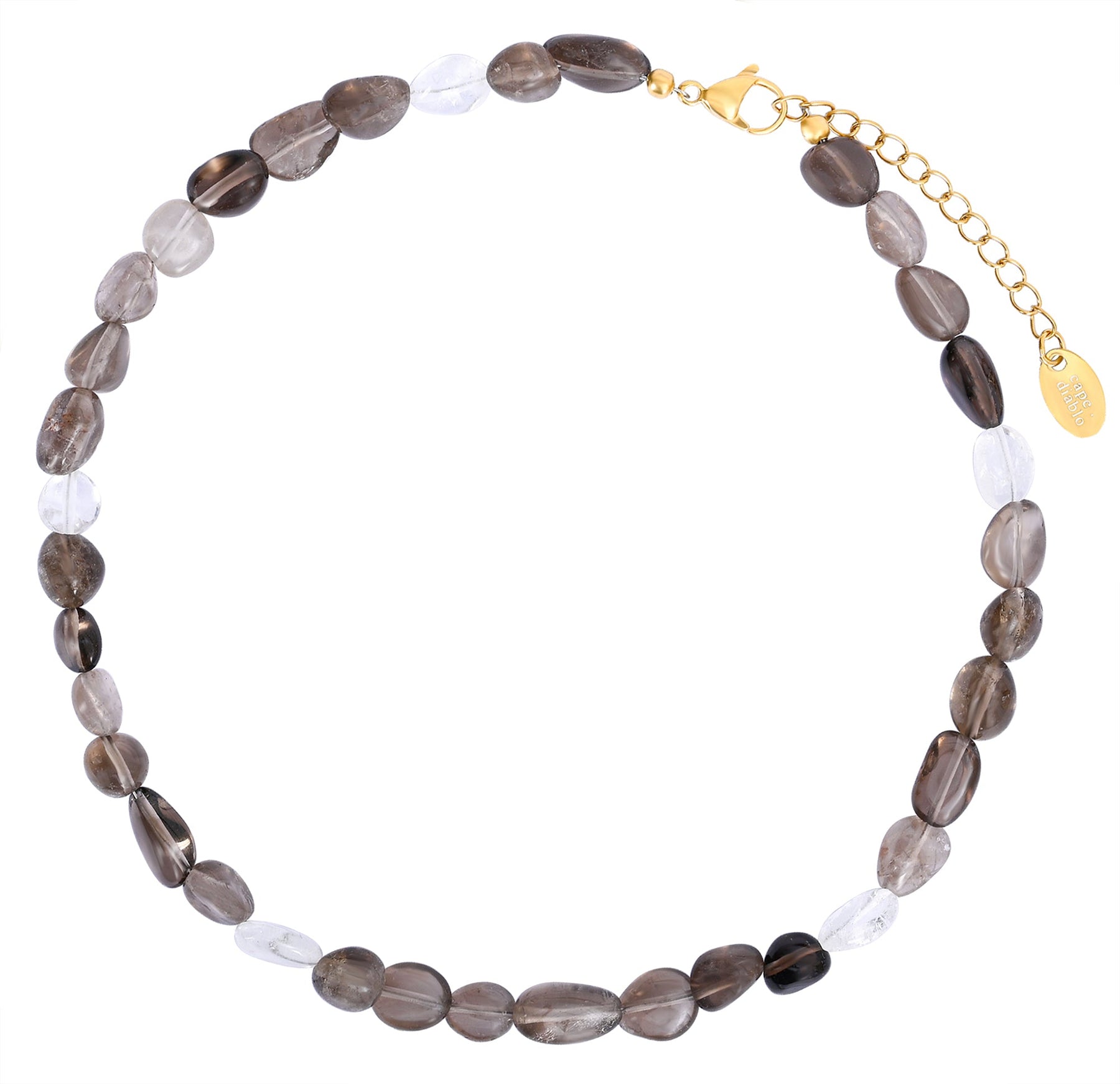 Collar de Armonía de Cristal de Obsidiana