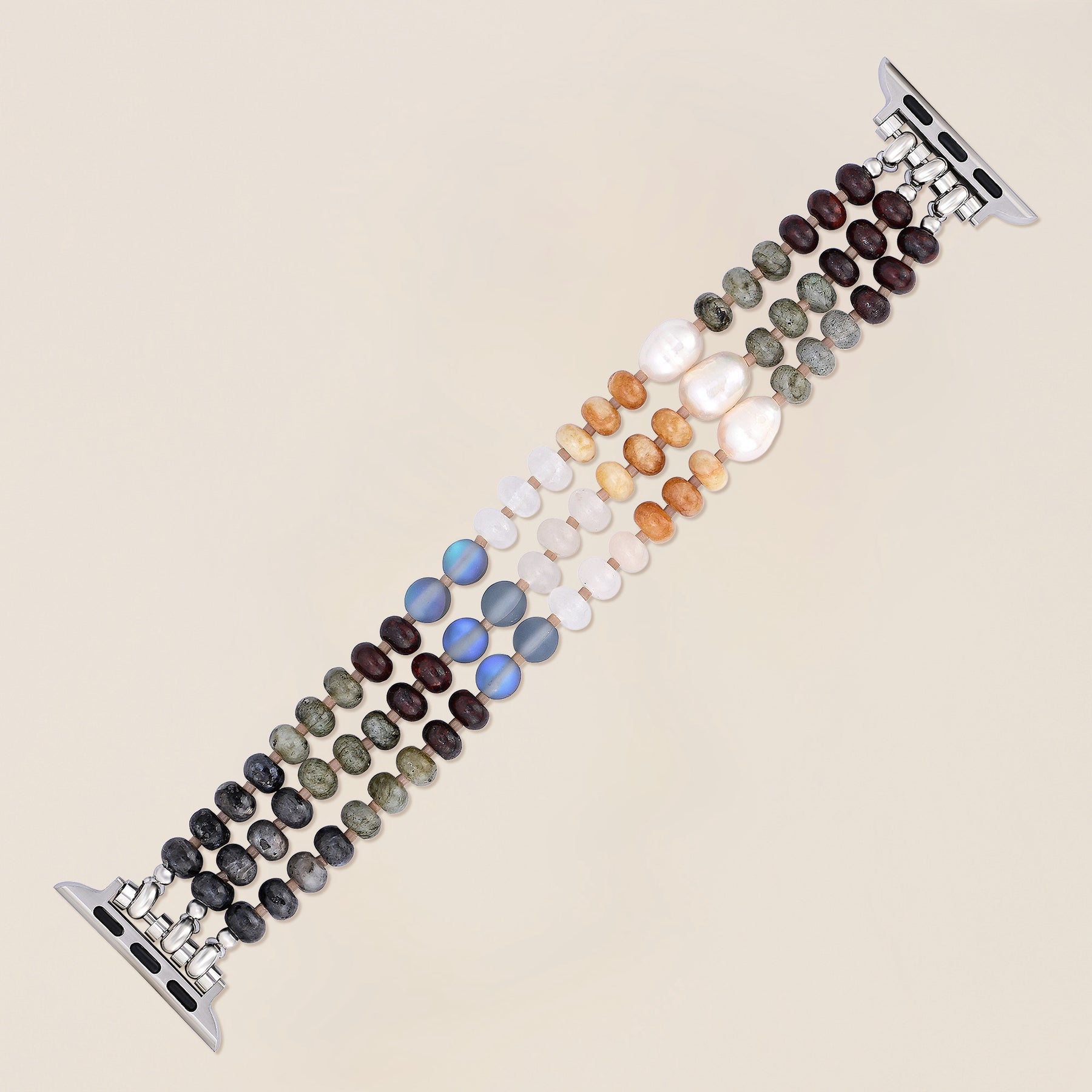 Correa Tropical Earth Stone Stretch para Apple Watch