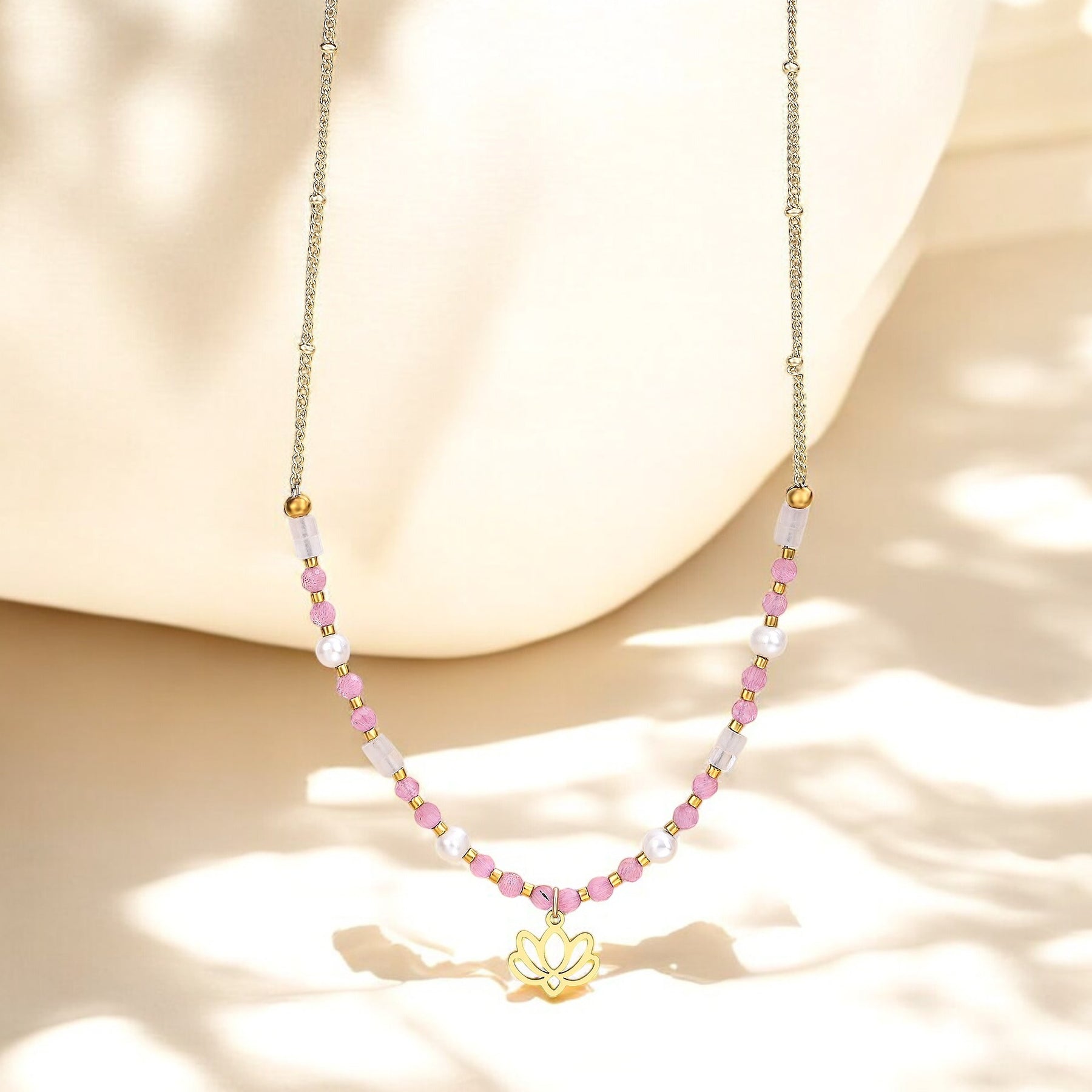 Collar de Serenidad Loto Rubor
