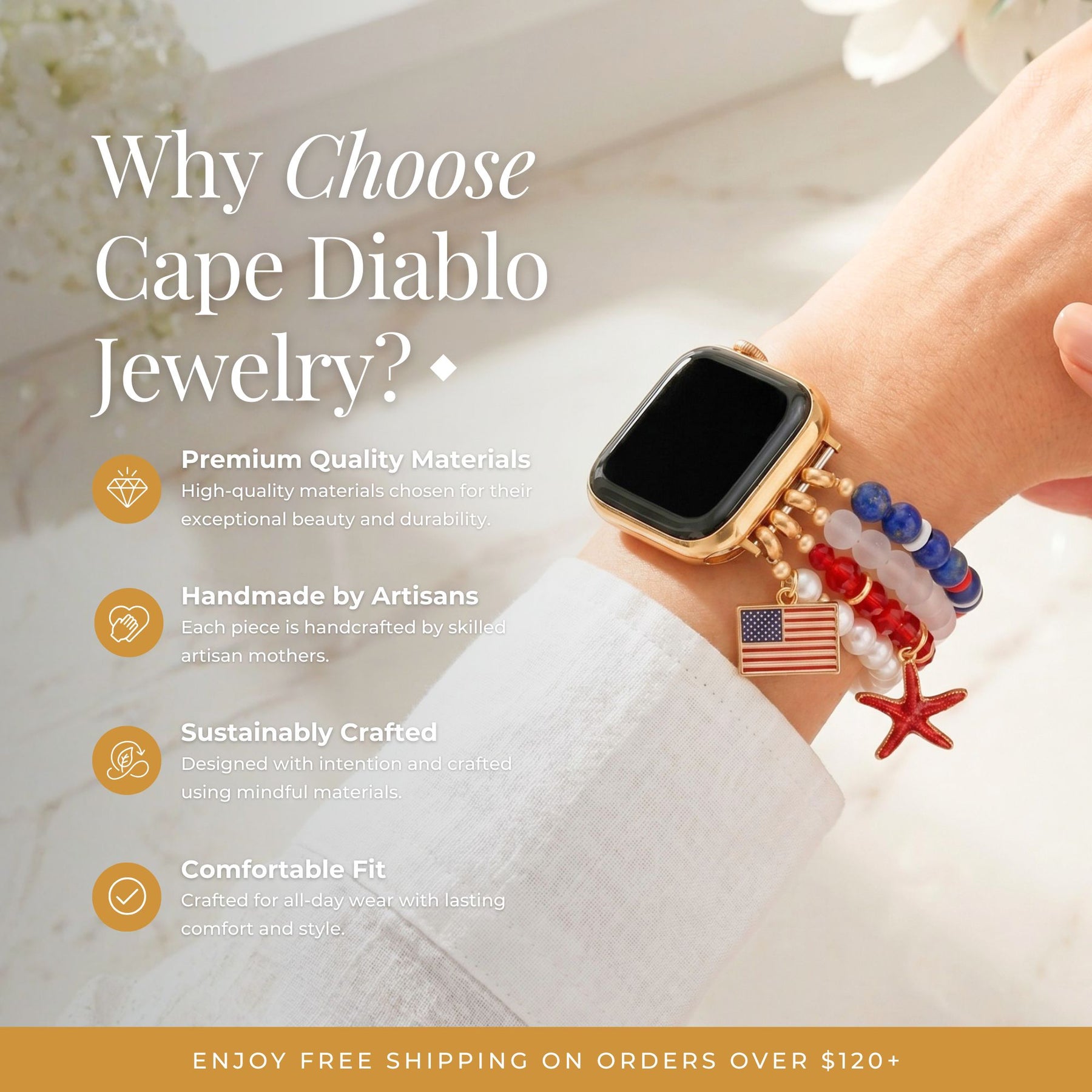 Correa American Dream Stretch para Apple Watch