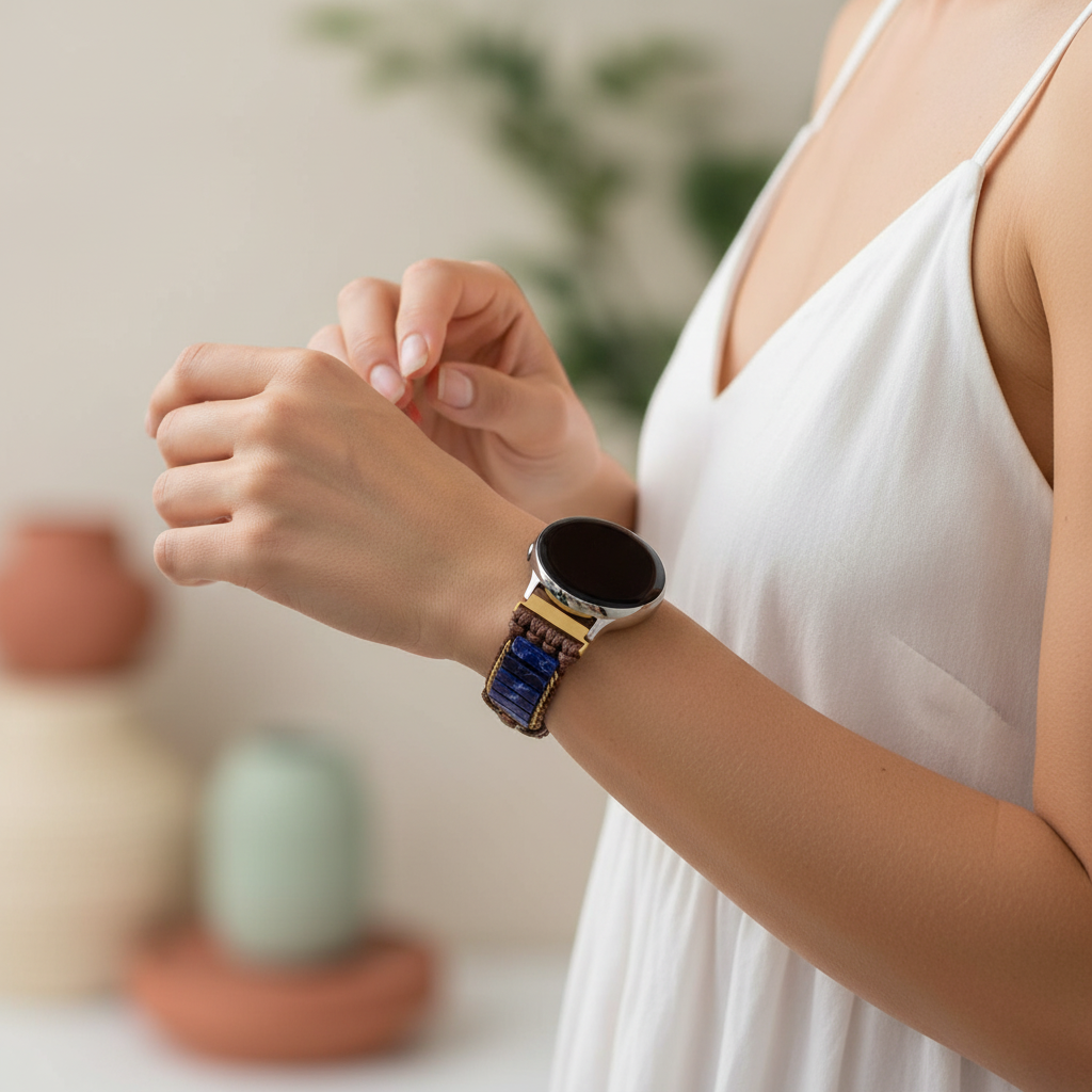 Correa para Samsung Galaxy Watch de jaspe azur