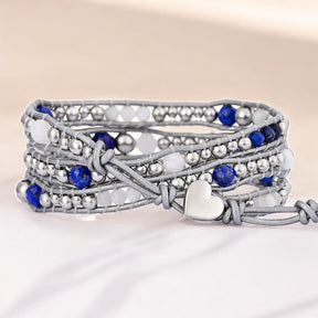 Pulsera envolvente de protección Celestial Lapis