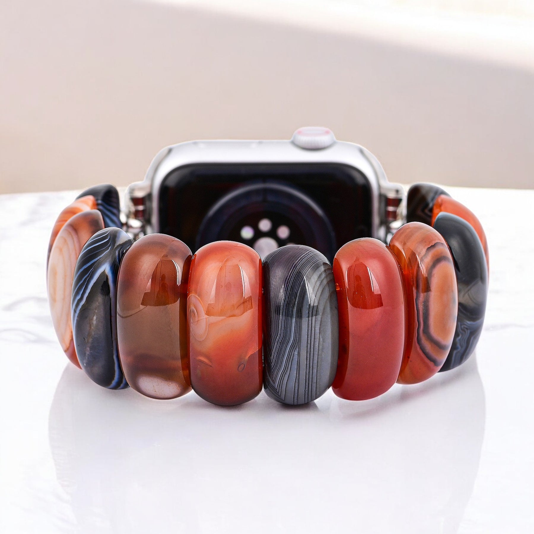 Correa elástica Apple Watch Jade Glimmer