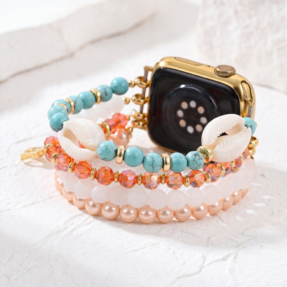 Correa elástica Coastal Glow para Apple Watch