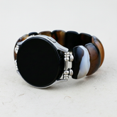 Correa elástica Bohemia Onyx Elegance para Samsung Galaxy Watch