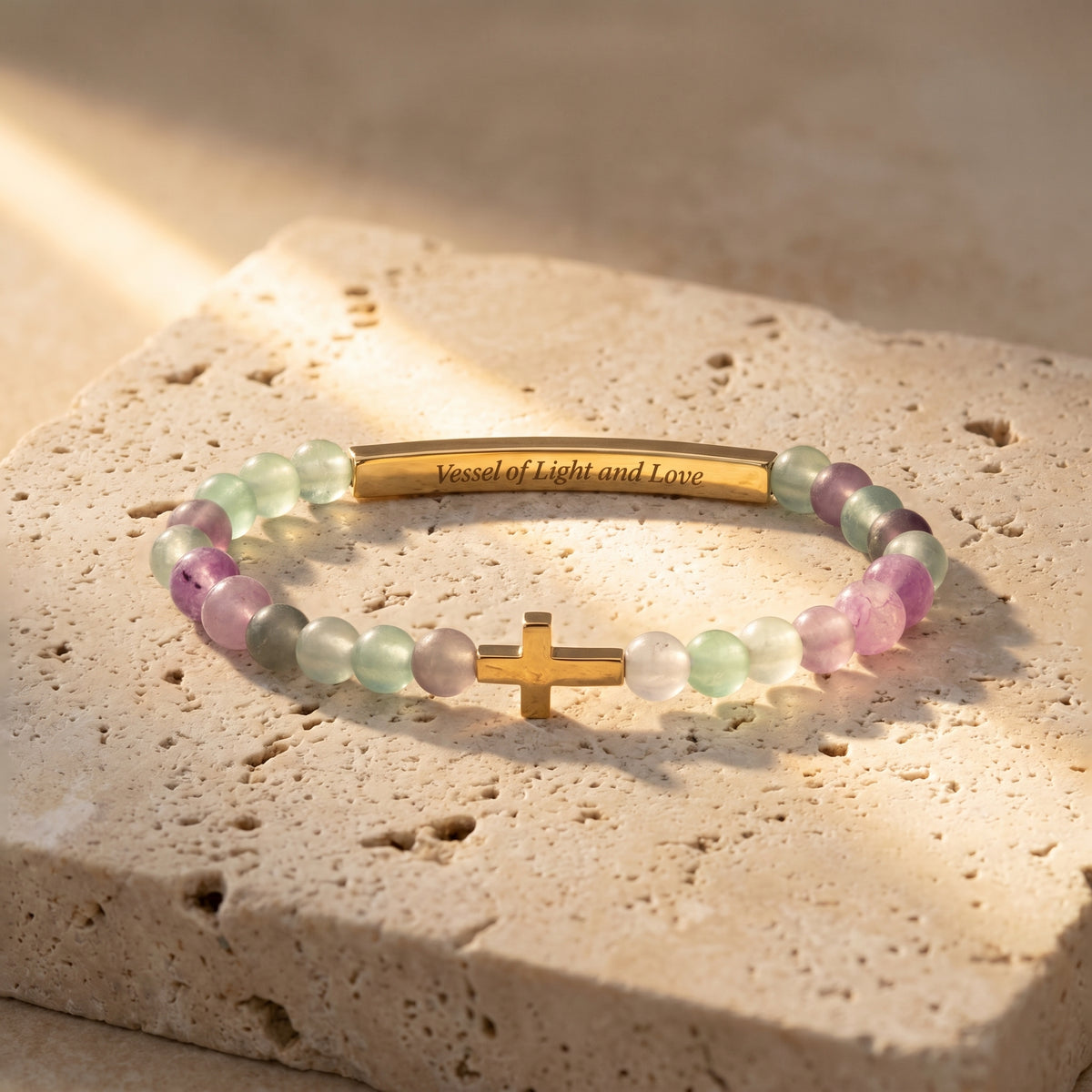 Pulsera de Lavanda Vessels of Purpose con Mensaje Secreto