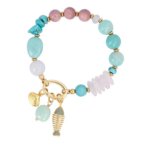 Pulsera con encanto Amazon Wave