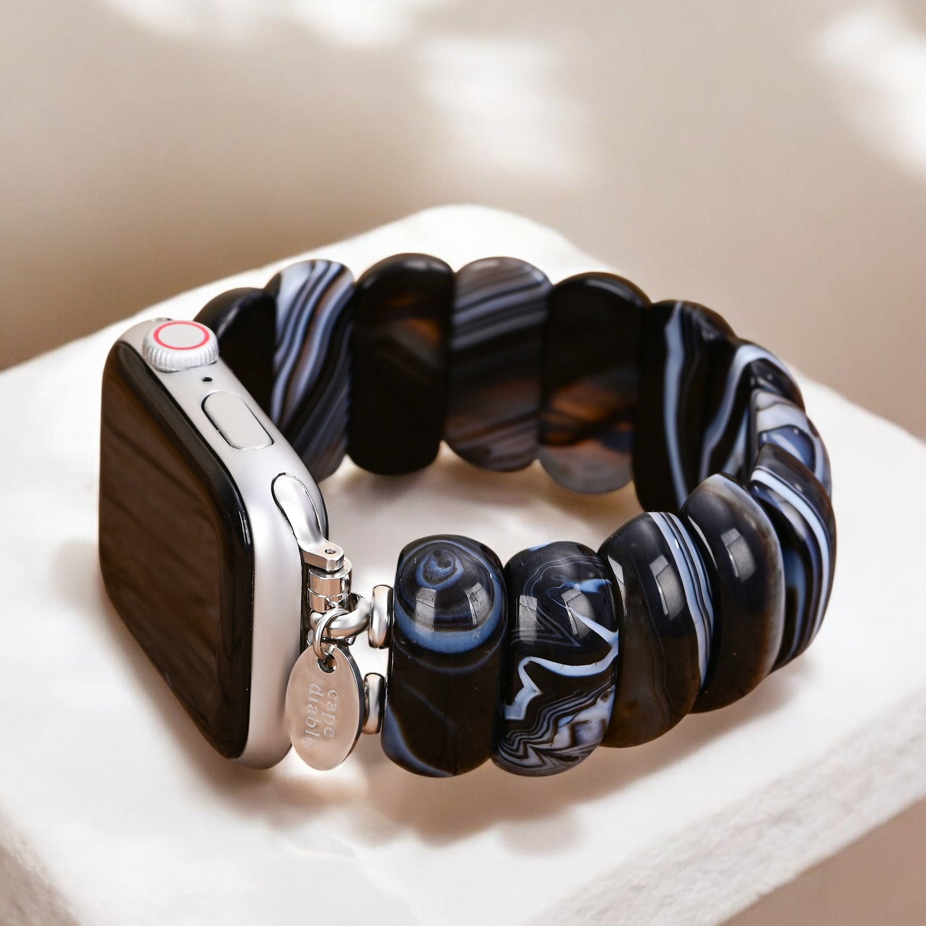 Correa Silver Ember Stretch para Apple Watch