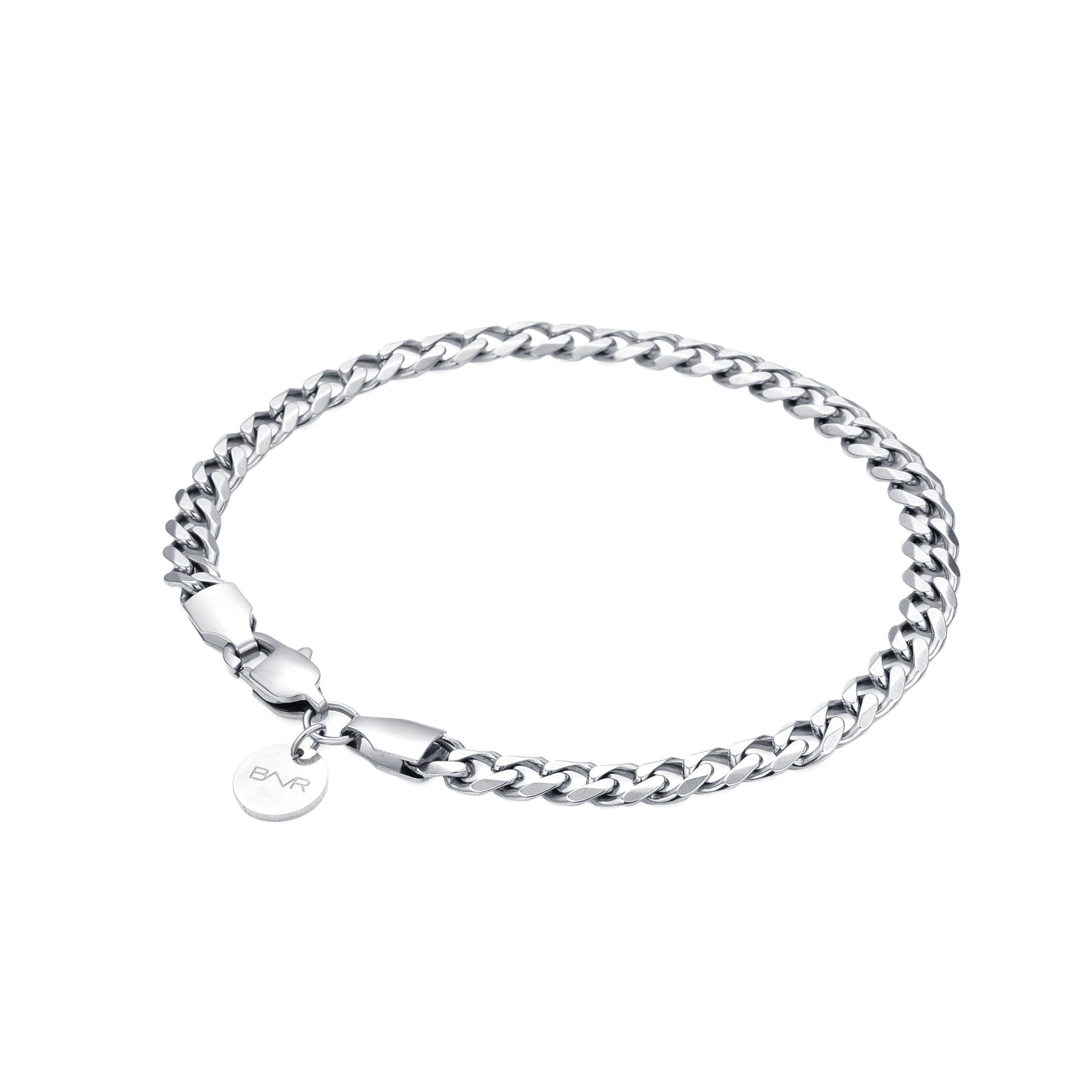 Pulsera Cubana (Plata) 5mm