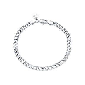 Pulsera Cubana (Plata) 5mm