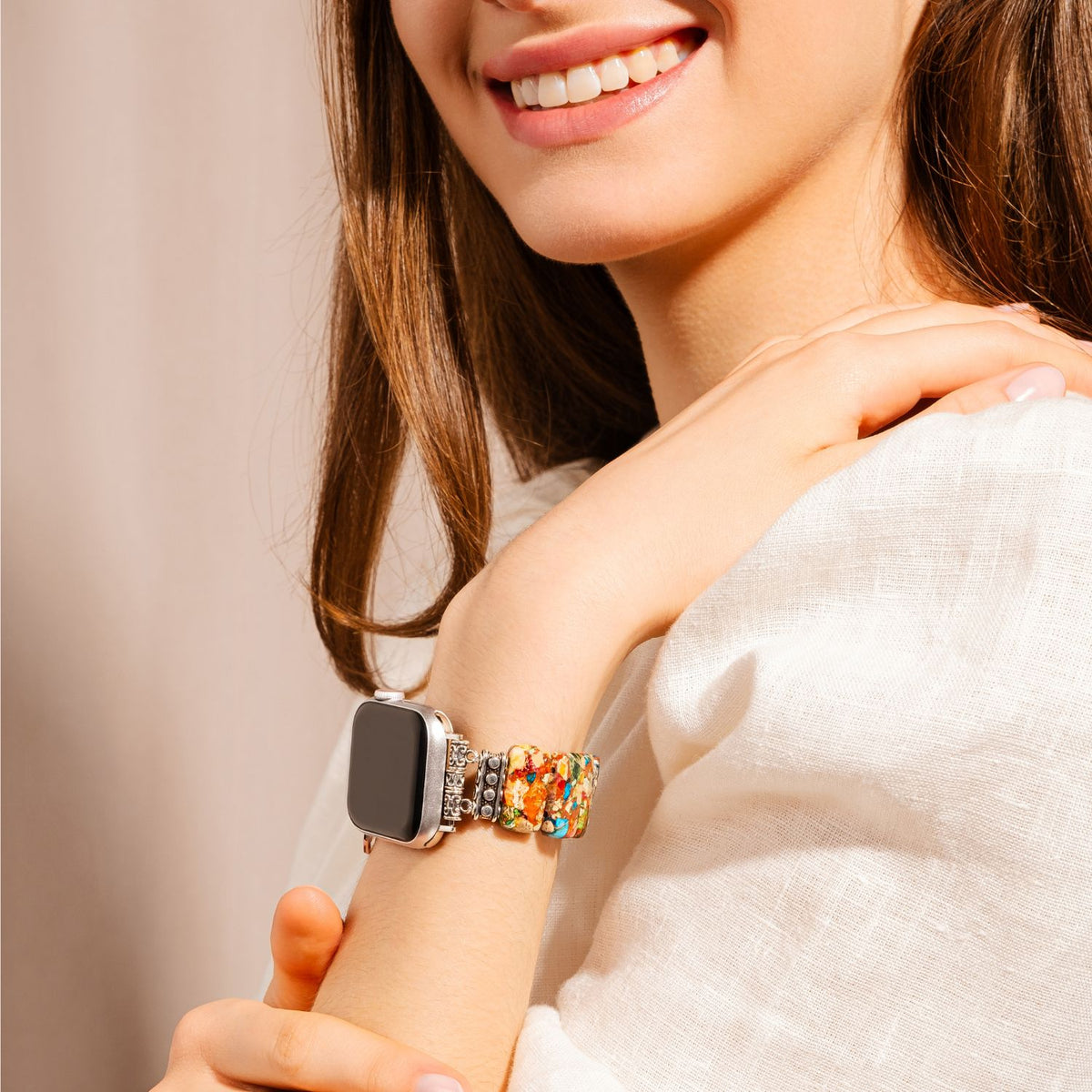 Correa Chic Flower Stretch Apple Watch