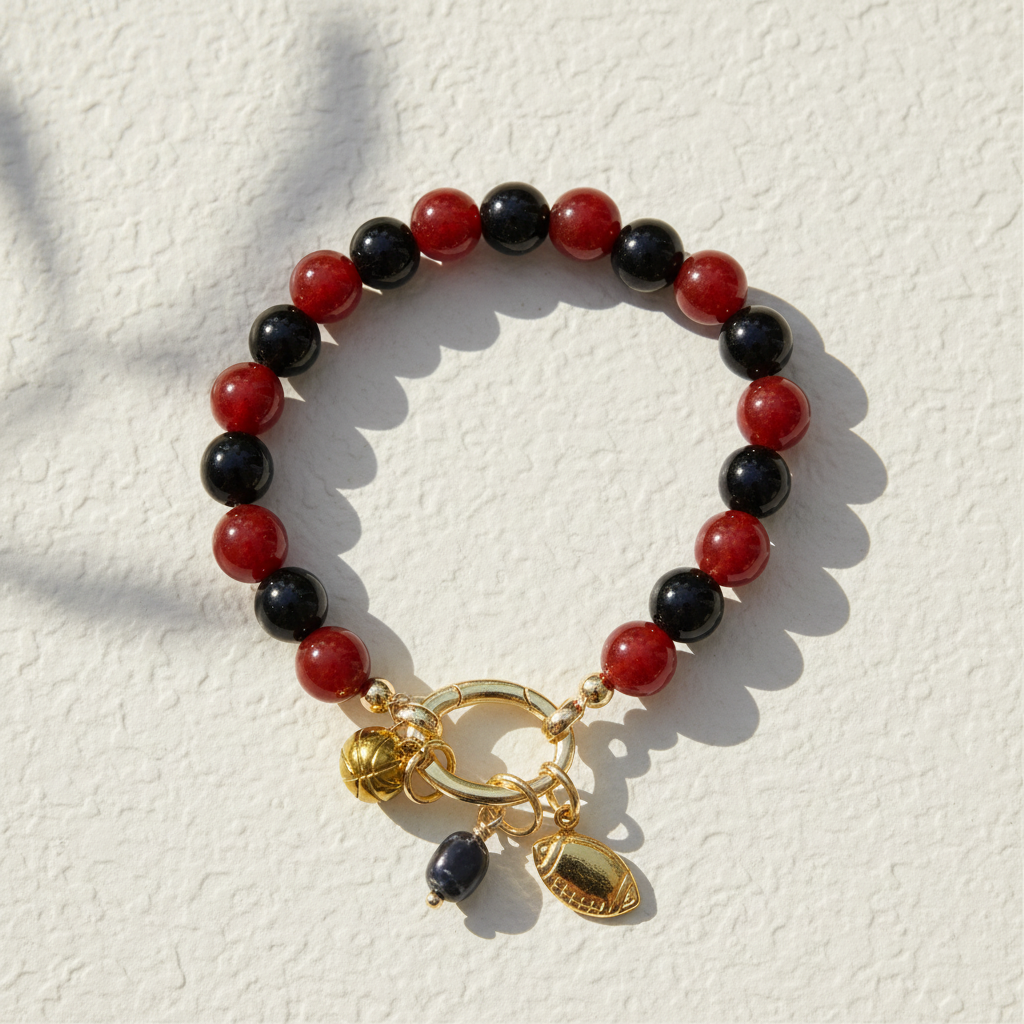 Pulsera elástica para el día del partido