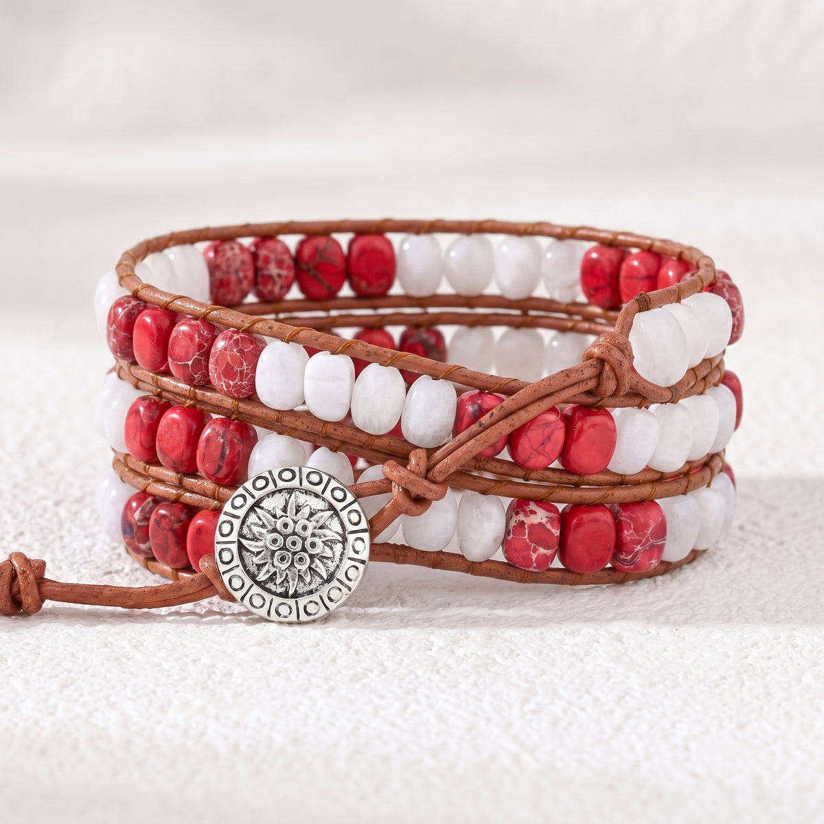 Pulsera de cuentas de arce canadiense