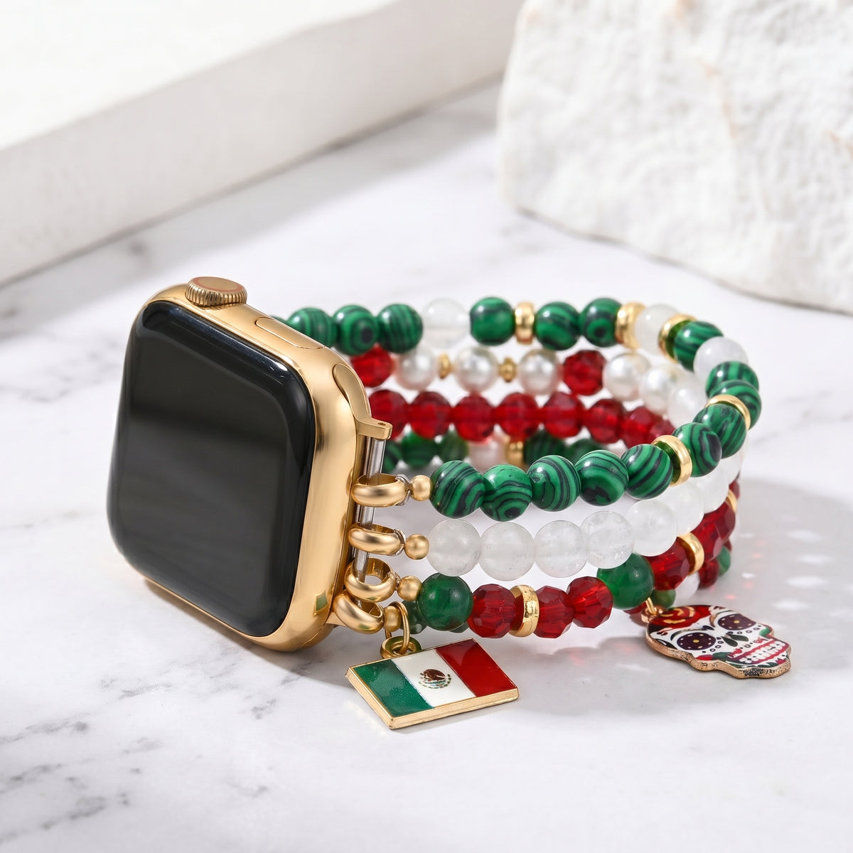 Correa elástica Viva México para Apple Watch