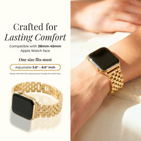 Correa de lujo Golden Chic para Apple Watch