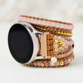 Correa para reloj Samsung Galaxy de Cuarzo Rosa Dorado