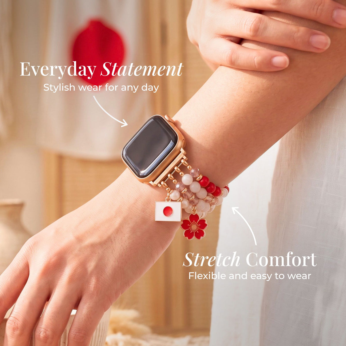 Correa elástica Apple Watch Sakura Bloom Japón