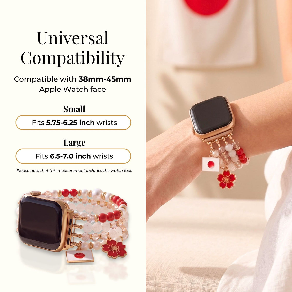 Correa elástica Apple Watch Sakura Bloom Japón