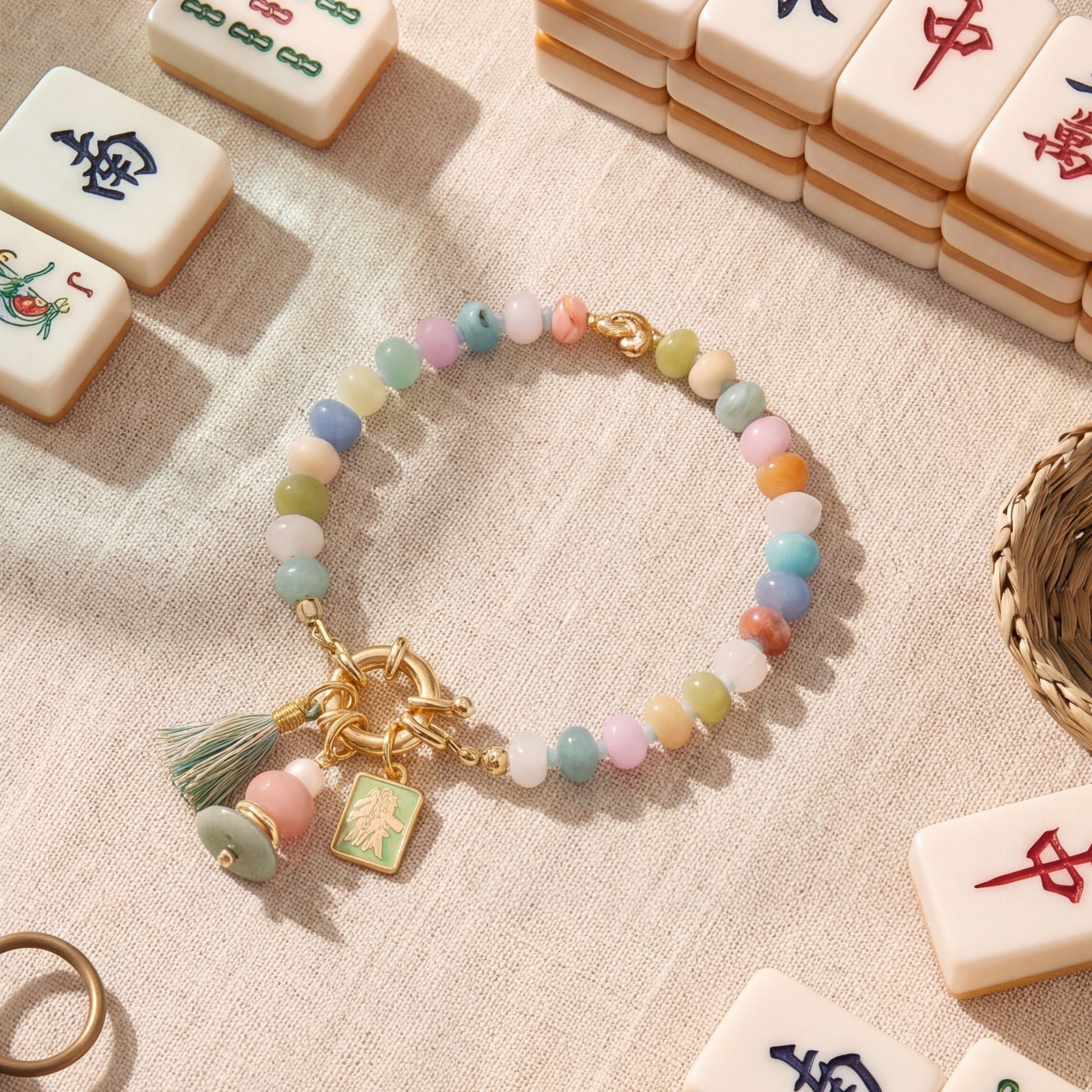 Pulsera de la fortuna de mahjong de la suerte
