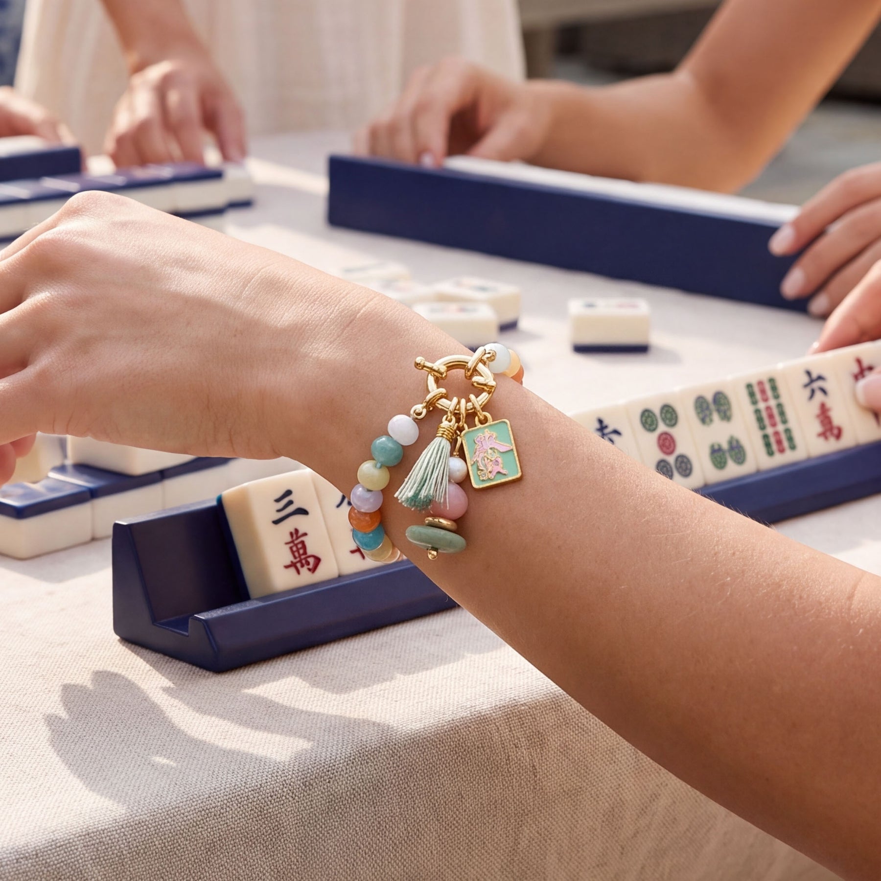 Pulsera de la fortuna de mahjong de la suerte