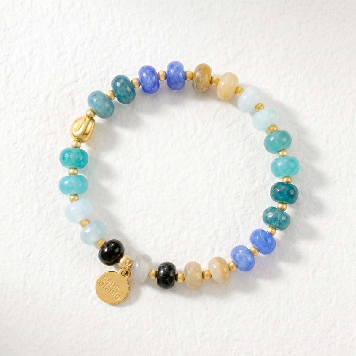 Pulsera Armonía de Jade Azul