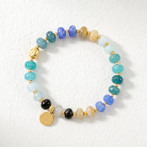 Pulsera Armonía de Jade Azul