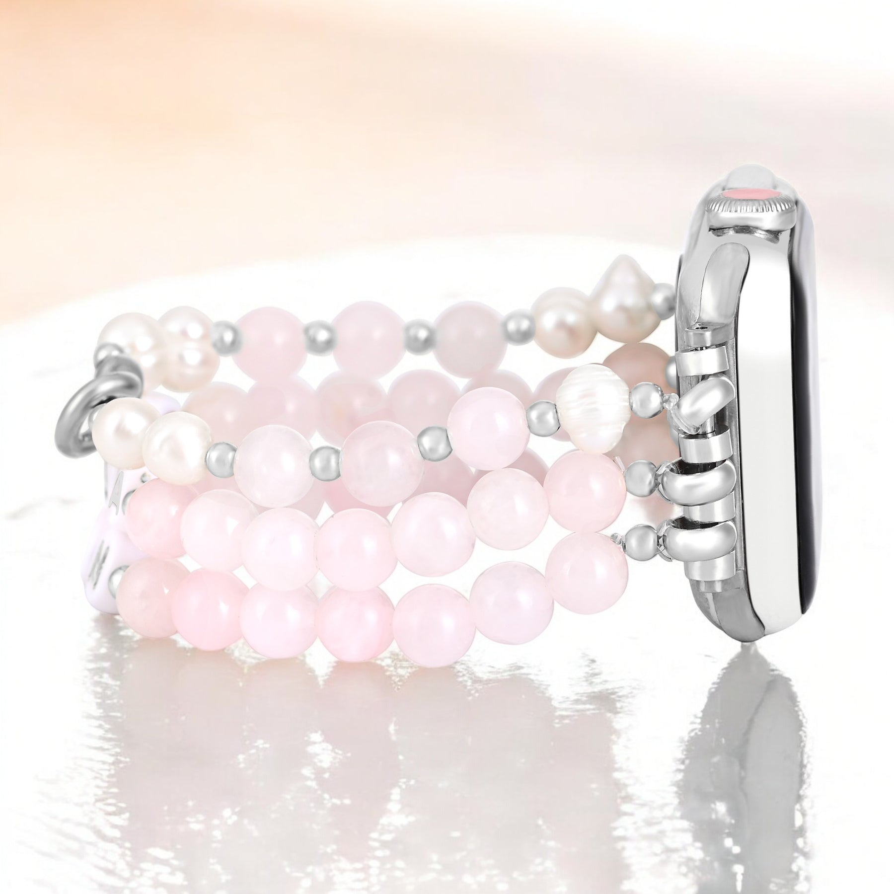 Correa elástica Boss Mom Rose Quartz para Apple Watch